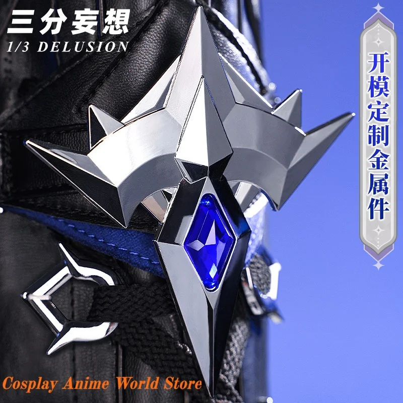 

In stock Genshin Impact Flins Cosplay Shoes Prop Shoes knee-high boots mIHOYO Halloween Party Male Role Play Shoes