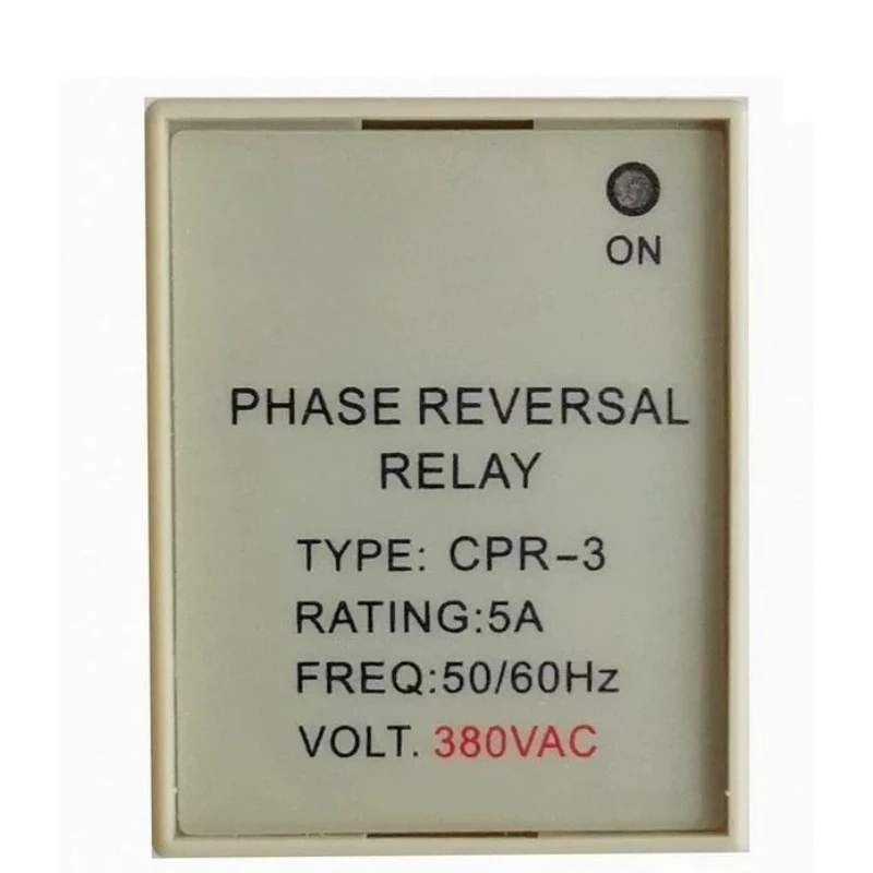 CPR-3 5A phase sequence protector AC380V mold temperature machine phase sequence relay protection switch, original and genuine