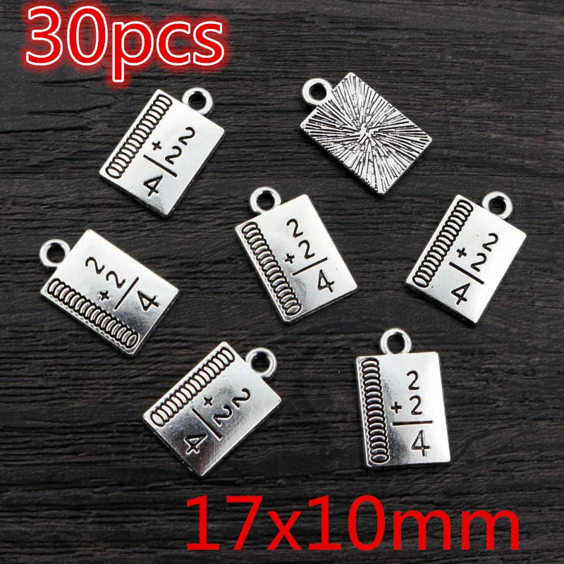 30pcs Antique Silver Plated Measuring Cup Compass Chrams Metal Alloy Pendant DIY Charms DIY Jewelry Making Findings view 6