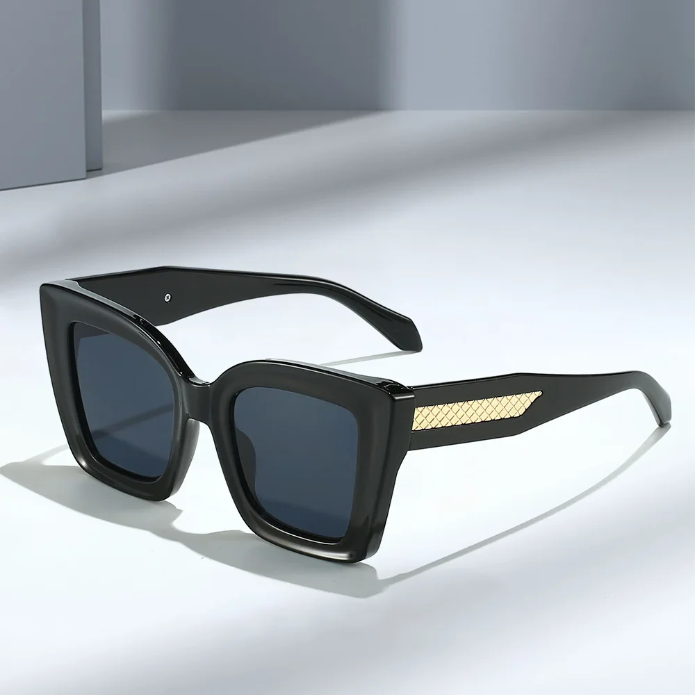

Trendy Cat-Eye Sunglasses by NovelTeez - Unique Square Frame, 100% UV Blocking, Statement Piece for Young Adults