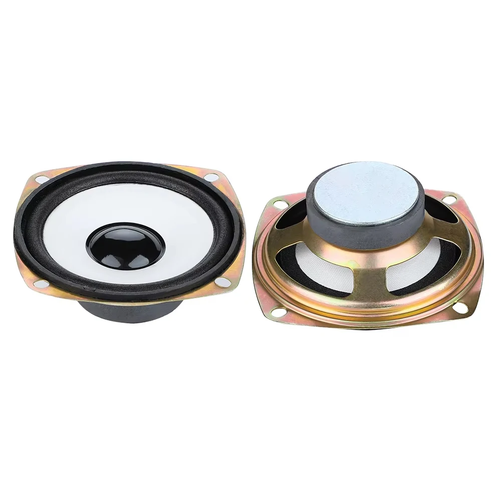 2 Stuks 3Inch 78Mm 4Ohm 5W Speaker Audio Full Range Driver Externe Magneet Diy Bluetooth HiFi stereo Vierkante Luidspreker