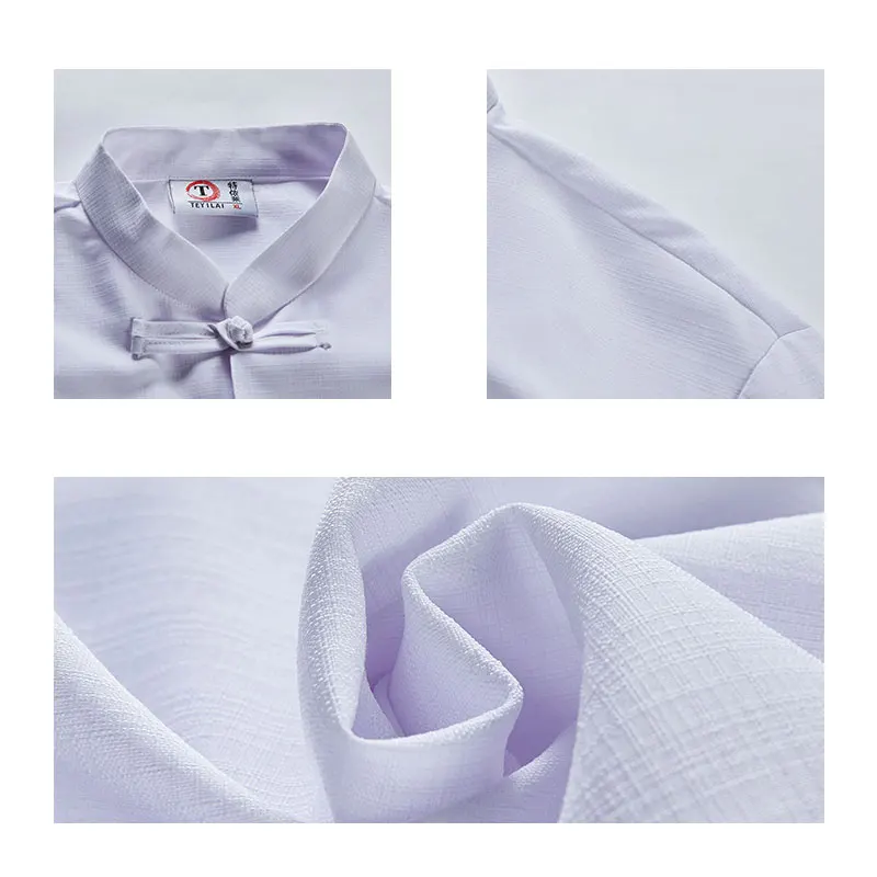 Panetteria cameriere vestiti da lavoro cucina da uomo Chef camicia cameriere giacca da cucina vestiti top Hotel ristorante uniforme abbigliamento da lavoro