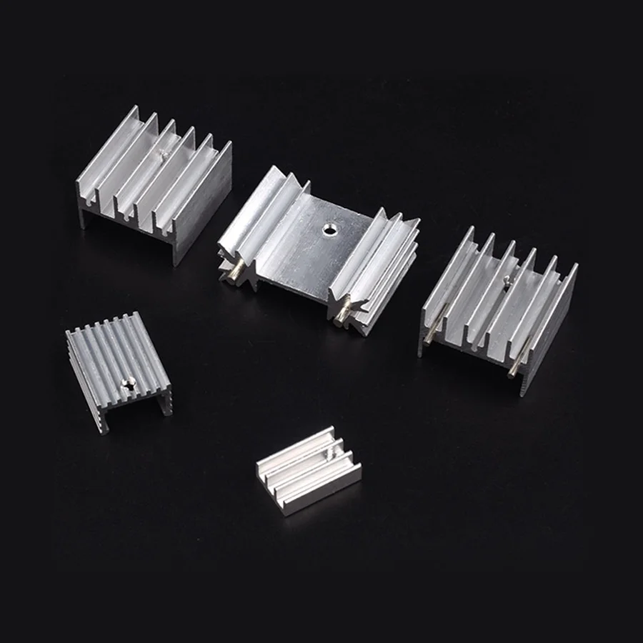 Cooling fin Aluminum heat sink with needle radiator TO-220/7805/7812 15*10*16/20/25/30/35mm