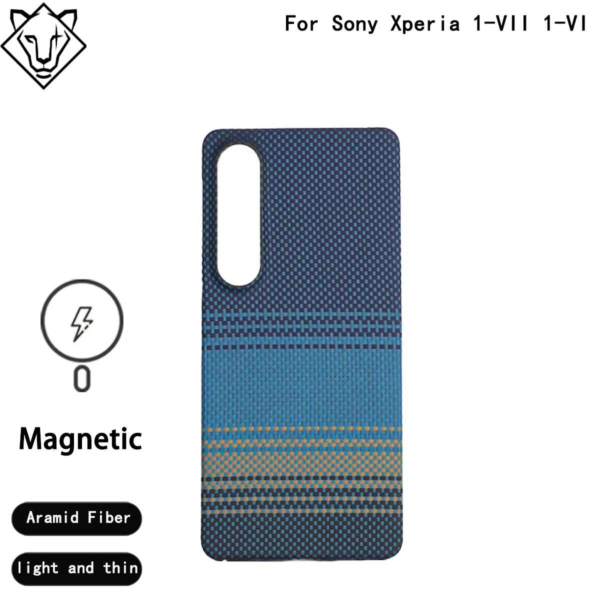 Real Aramid Carbon Fiber Magnetic Case For Sony Xperia 1 VII 1VI Xperia1 Sunset Moonrise Magsafe Thin Hard Armor Cover