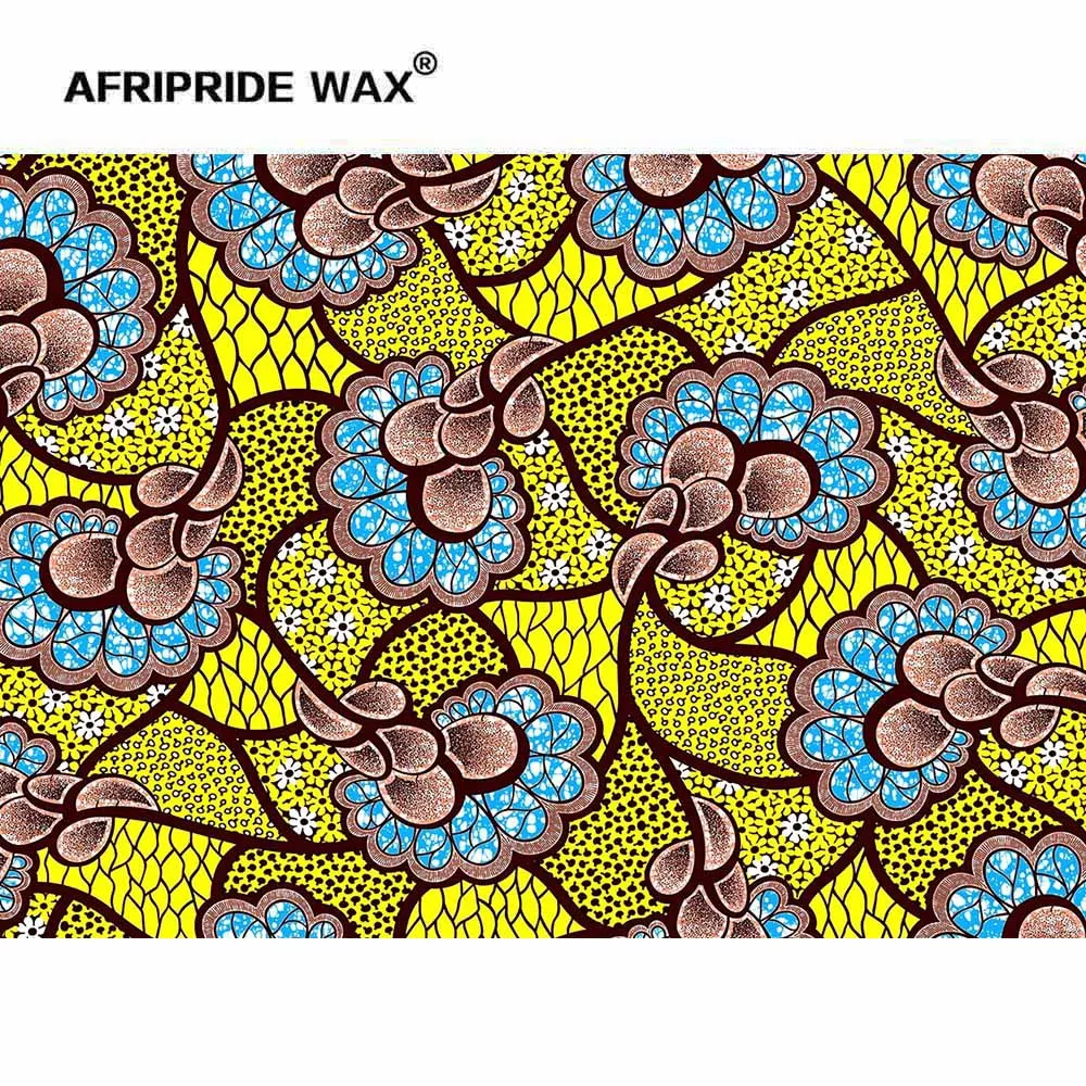 Traditional African National Style Clothing Fabric Ankara Pure Cotton Batik Printed Fabric High Quality Wholesale