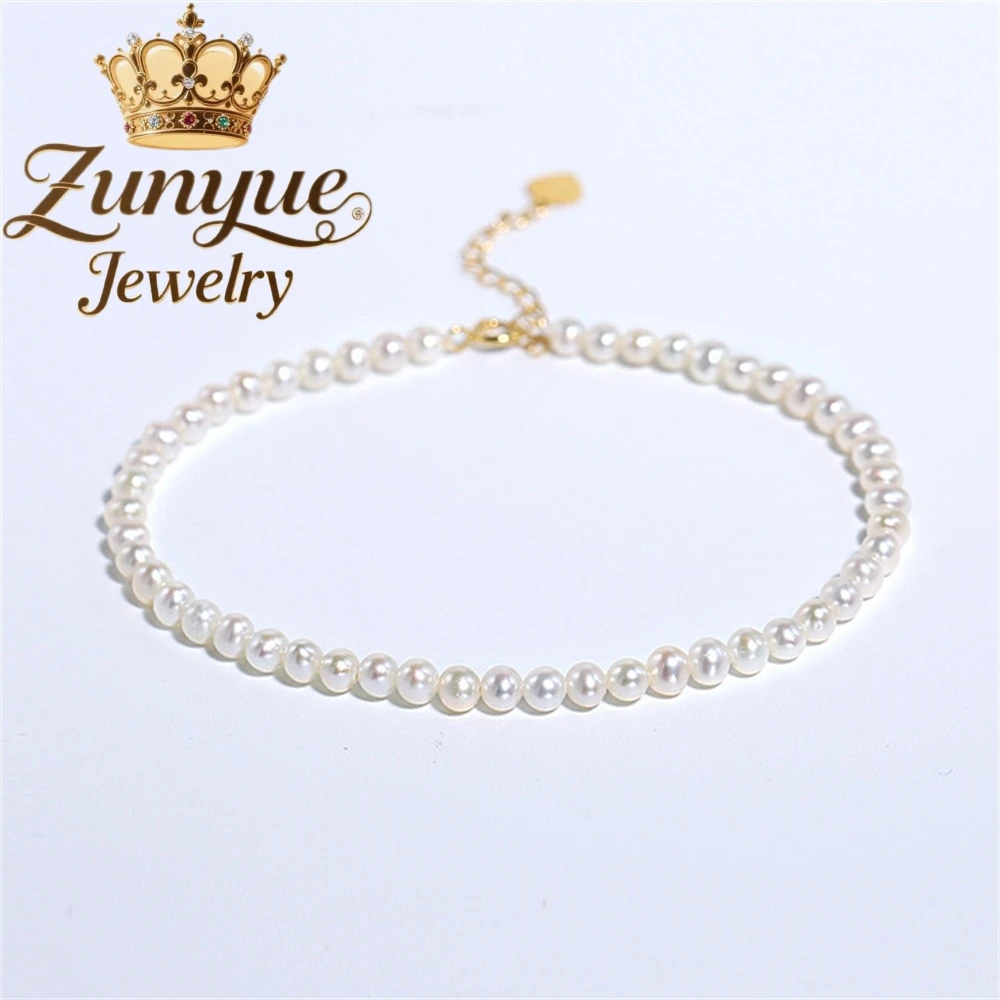 

Natural Freshwater Pearl Bracelet For Women A Versatile And High-End Design A Fashionable And Simple New Type Of Jewelry Elegant