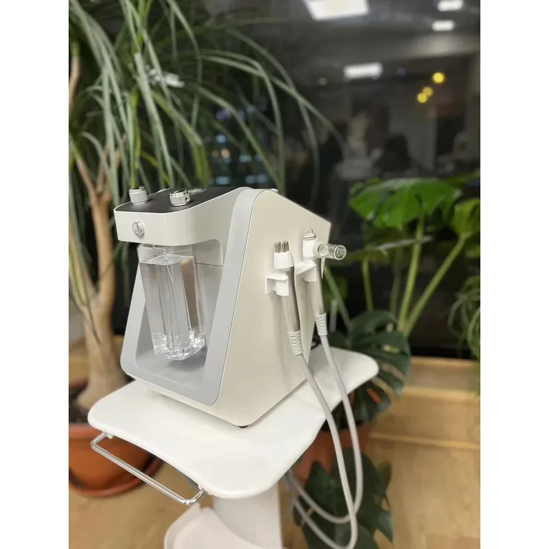 4 في 1 آلة فقاعة صغيرة هيدرو جلدي H2O2 المياه الأكسجين التطهير العميق الوجه رفع أكوا تقشير جهاز للعناية بالوجه سبا استخدام