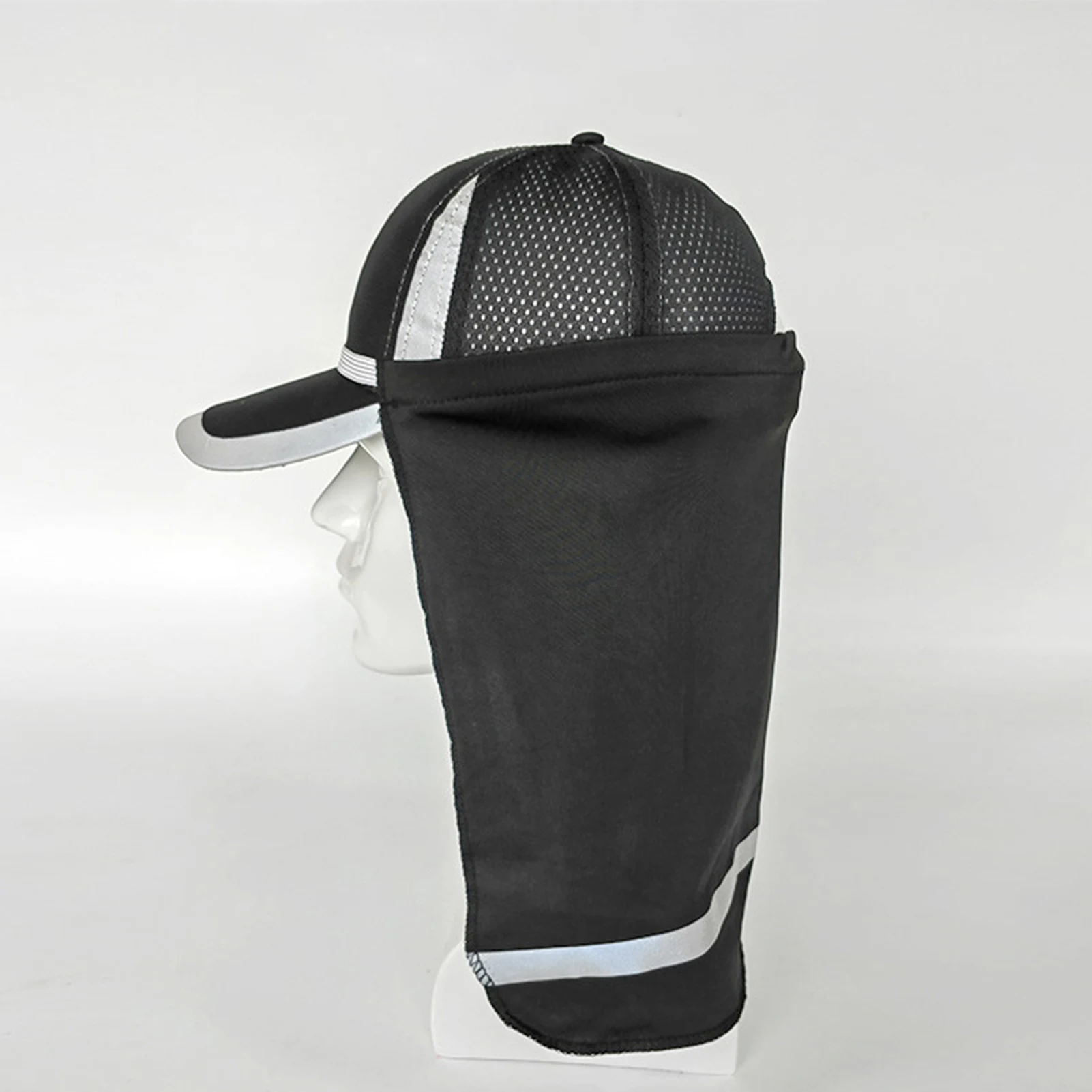 Safety Baseball Hat with Reflective Strip Breathable Comfortable Lightweight Safety Hat Gifts for Construction Workers Friends