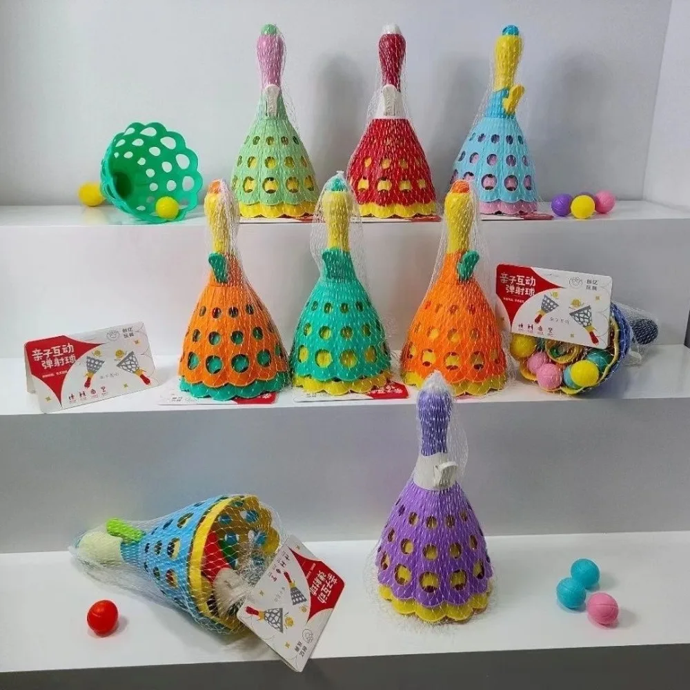 Children Double Throwing Ball Elastic Sports Toys Puzzle Toy Parent-child Interaction