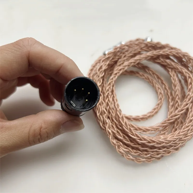 은도금 단결정 구리 와이어 소프트 케이블, 4.4mm 턴 더블 3.5mm, 24 공유