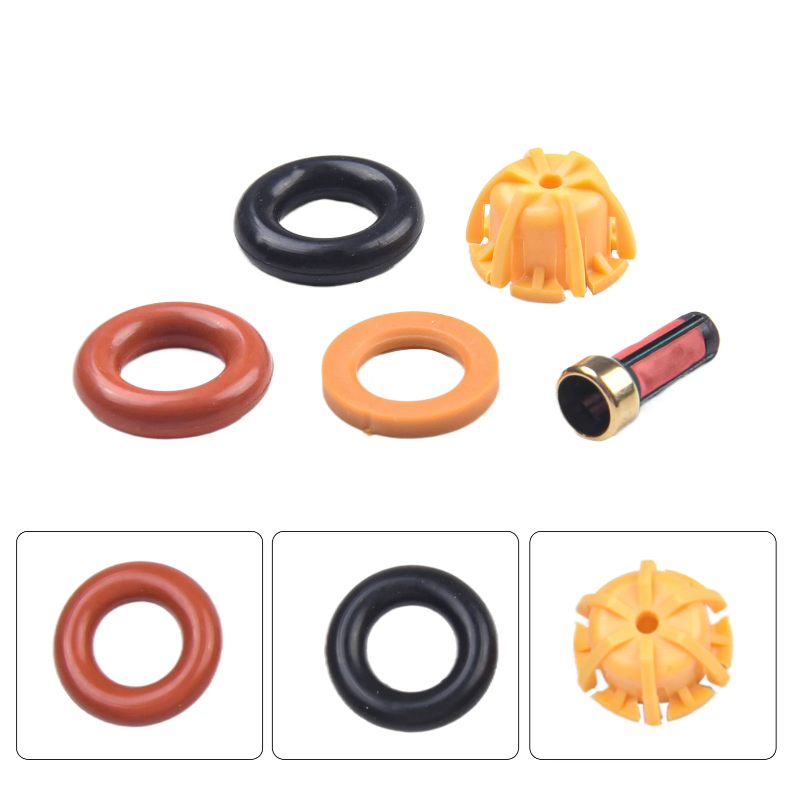 Fuel Injectors Repair Kit 13641730060 Plastic Replacement For BMW For 323I 1998-1999 Elegant Design New Useful