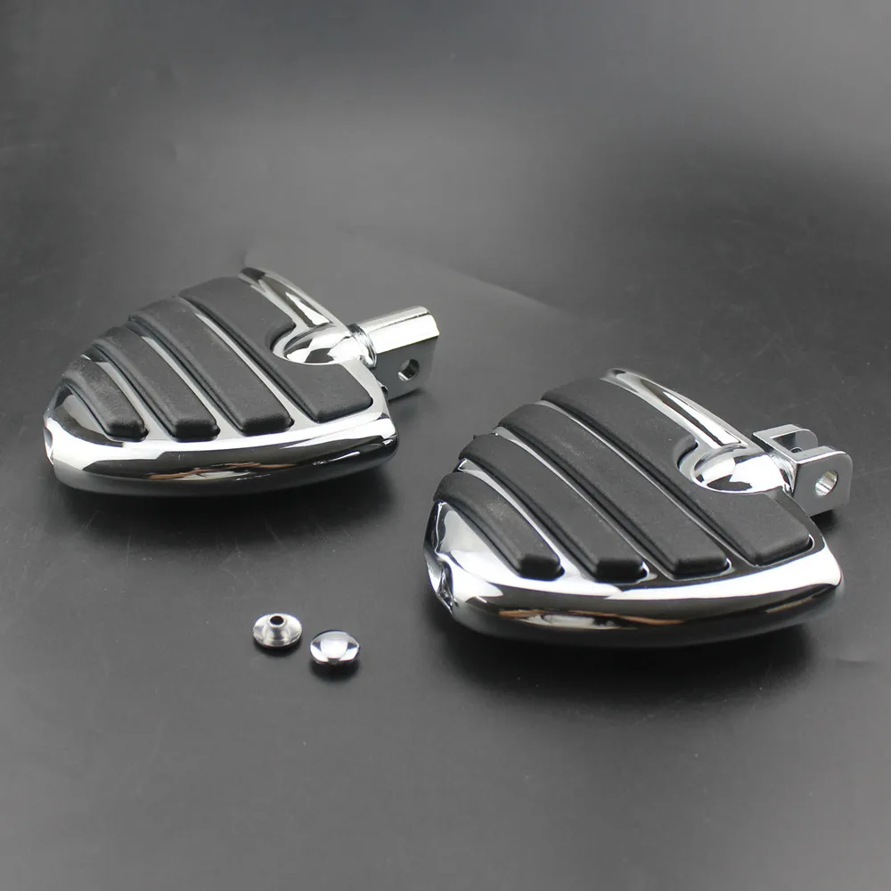 

Motorcycle Wing Footpegs Footrest Male Mount For Honda GL1800 Suzuki Boulevard M50 Volusia 800