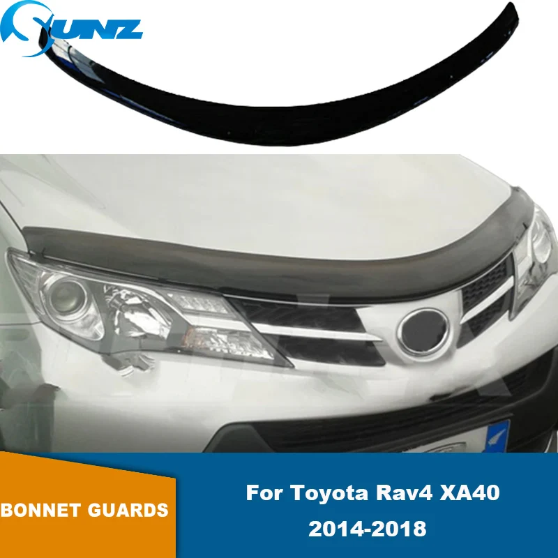 

Bonnet Guard For Toyota Rav4 Rav-4 XA40 2014 2015 2016 2017 2018 Bug Hood Deflector Protector Bonnet Protector Tinted Guard