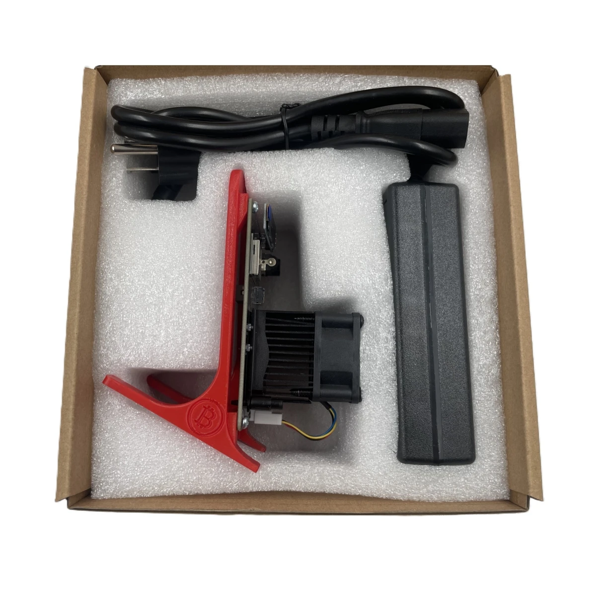 Vimu ใหม่สีแดง Bitaxe Gamma 601 Bitcoins Miner 1.2TH/s Solo Miner BM1370 ชิป Asic 18 W/TH BTC Gamma เปิดระบบ Asic Bitcoin Miner