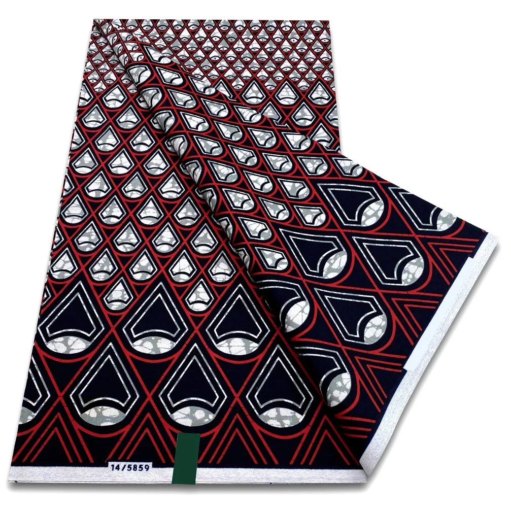 

Классическая восковая ткань, гарантированная настоящая африканская восковая ткань, 100% хлопок, мягкая ткань Pagne, восковая ткань Анкара для женских платьев