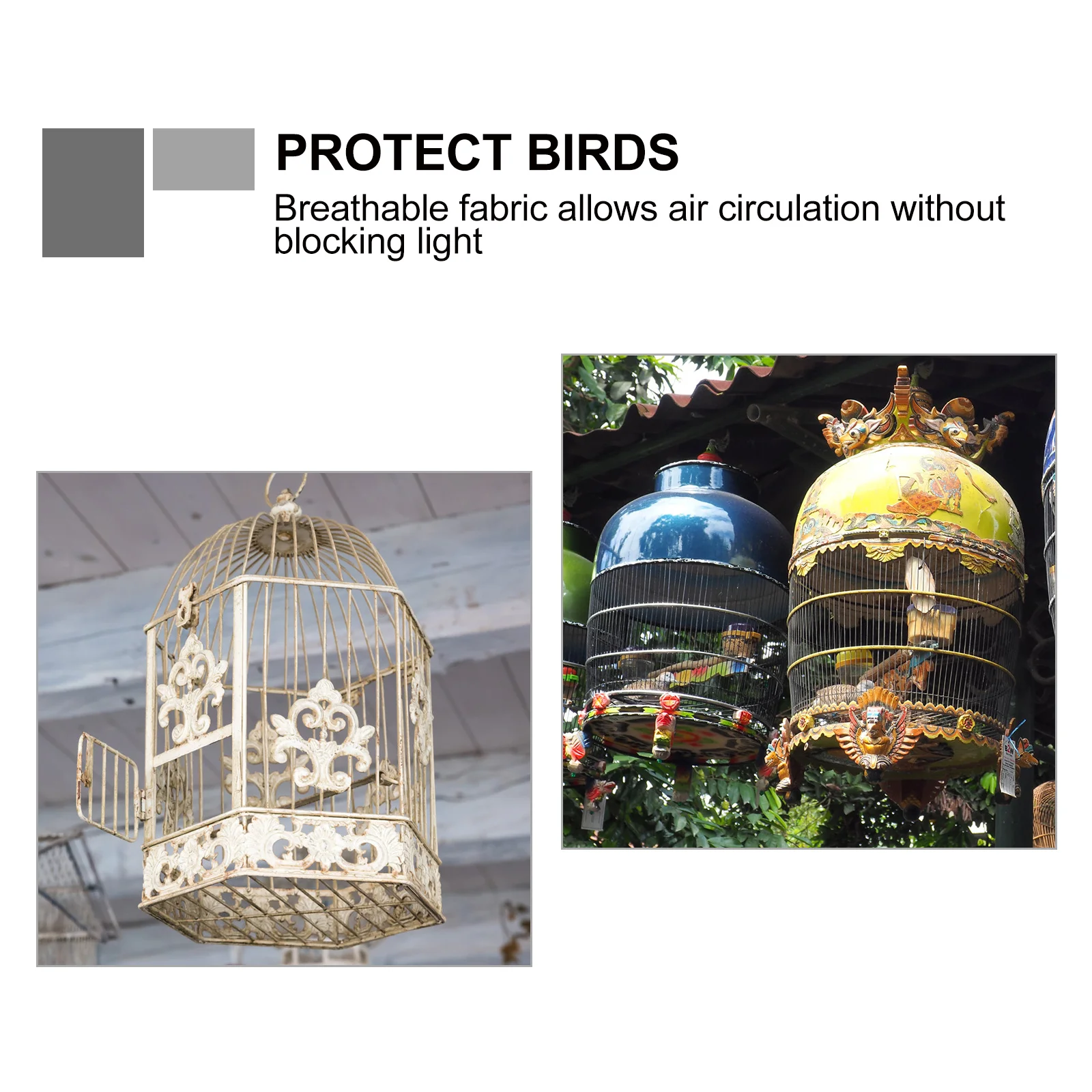 

Mesh Bird Cage Skirt Size M Black Bird Cage Net Cover Heavy Duty Elastic Secure Fit Breathable Mesh Catcher for Floor