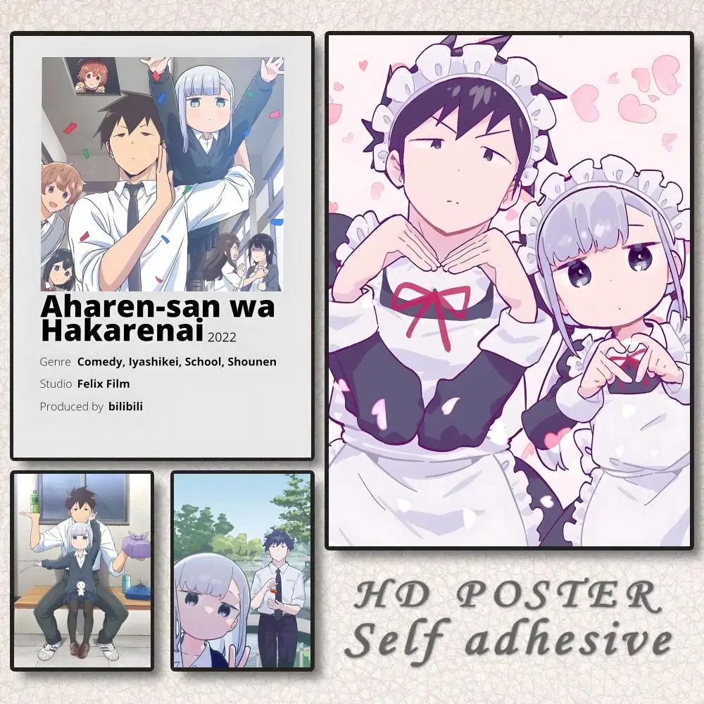 Aharen-san Wa H-hakarenai Poster Sticky Painting With Prints Home Bedroom Living Room Decoration Gift