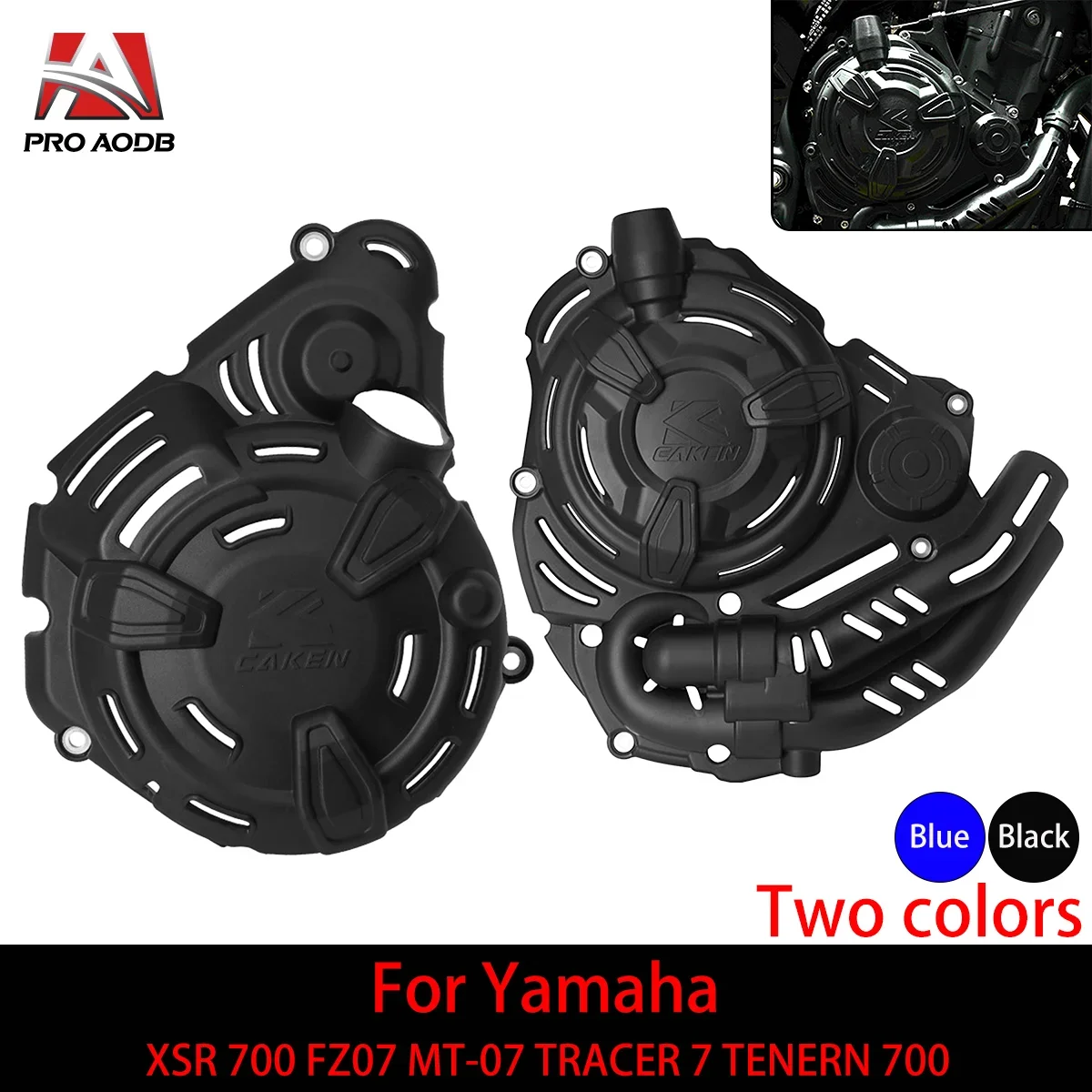 

Motorcycle Clutch Cover Ignition Protector Guard For Yamaha TENERE 700/EXPLORE EDITIO/WORLD RAID/WORLD RALLY/MT-07 TRACER 7 Etc