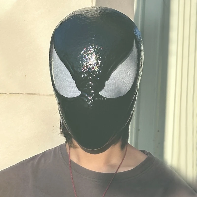 【新品未使用】スパイダーマン マスク ブラック（ヴェノム） 楽天市場】スパイダーマン ヴェノム マスク 大人用 コスチューム