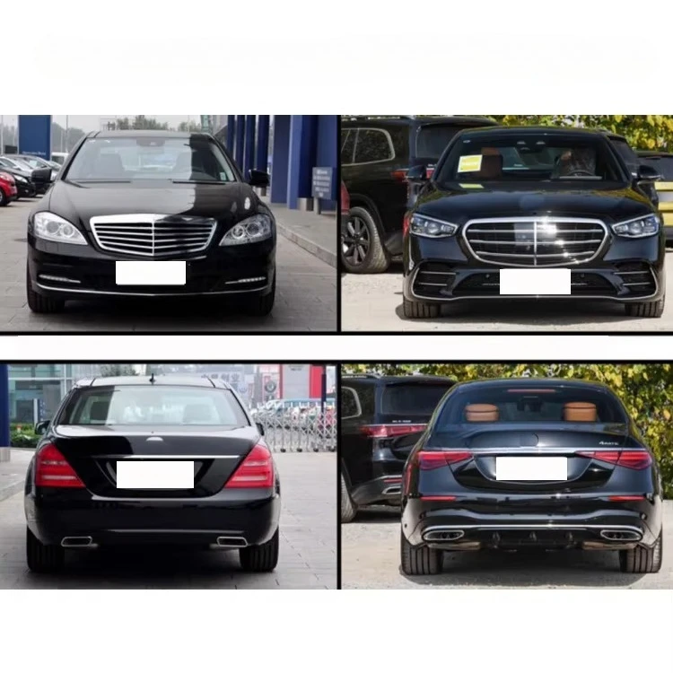 Factory Sale W221 Upgrade W223 S450 Body Kits Car Bumpers Hood Fender Headlamp Tail Lamps Invisible Door Handle Bodykit for Benz