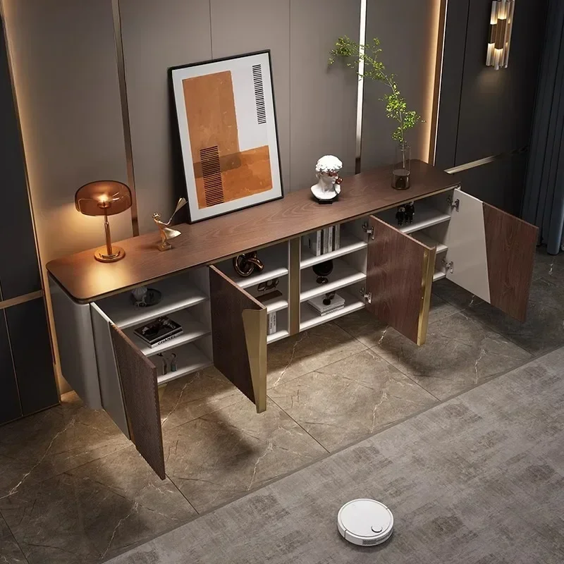 Home Furniture Living Room Cabinets Light Luxury Storage Cabinet Shoerack Shoe Rack Shoes Organizer Dresser Locker Display