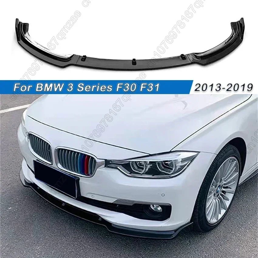 For BMW 3 Series F30 F31 318i 320i 315i 340i 2013-2019 Front Bumper Splitter Lip Diffuser Spoiler Cover Guard Deflector Body Kit