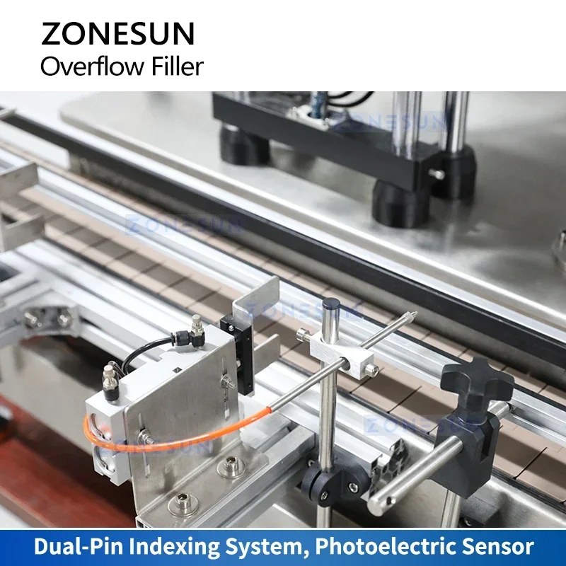 Zonesun Wine Bottle Filler Siphon Filling Machine Volumetric Filler Overflow Filler Gravity Liquid Filling Machine ZS-DTGZ400