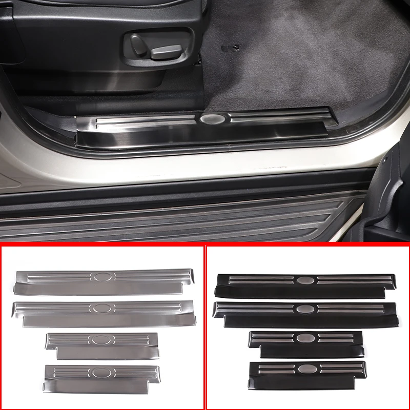 

For Land Rover Discovery VI L319 Car Door Sill Pedal Scuff Plate Cover Accessories Stainless Steel Door sill protection 4 Pcs