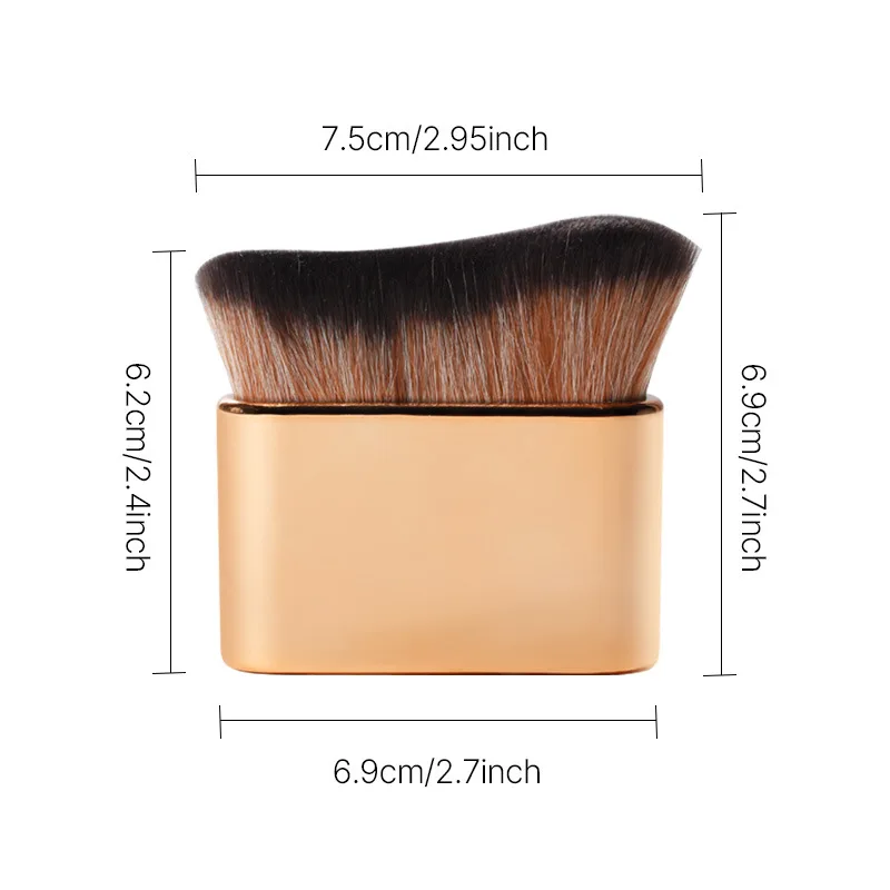 แปรงแต่งหน้าสําหรับ Contouring Tanning Liquid Foundation Cream Blush Soft Bristle เครื่องมือแต่งหน้าอเนกประสงค์สําหรับวัน