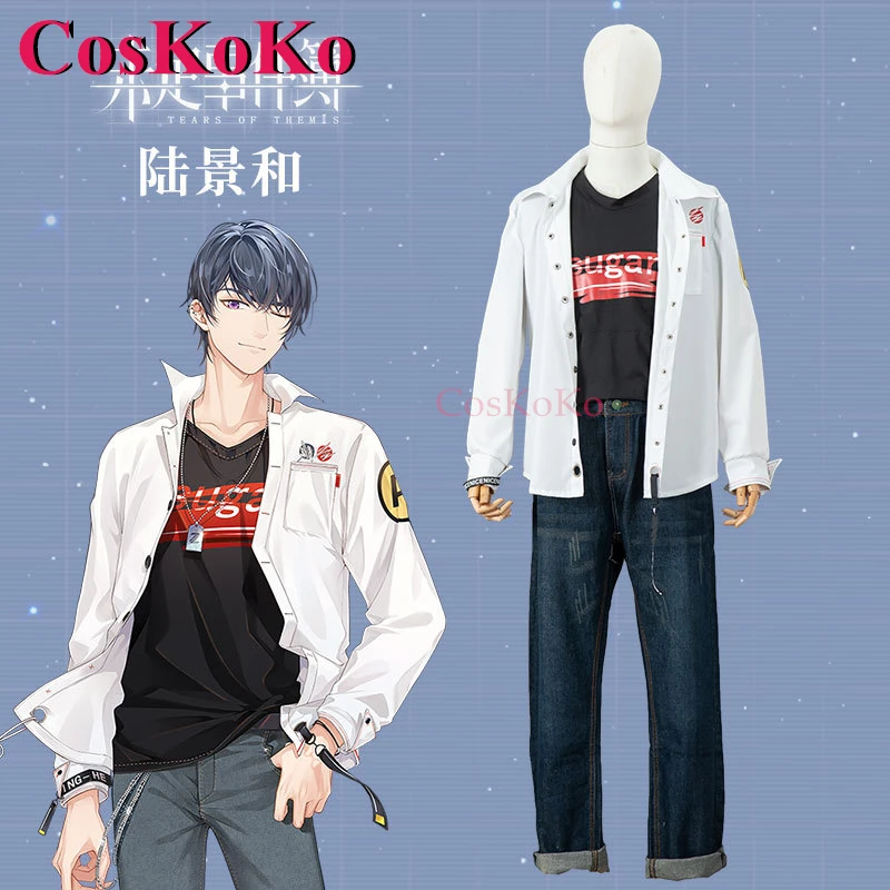 CosKoKo King/Marius Cosplay Game Tears Of Themis Costume Group Heirs Fashion Handsome Uniform Halloween Party Role Play Clothing