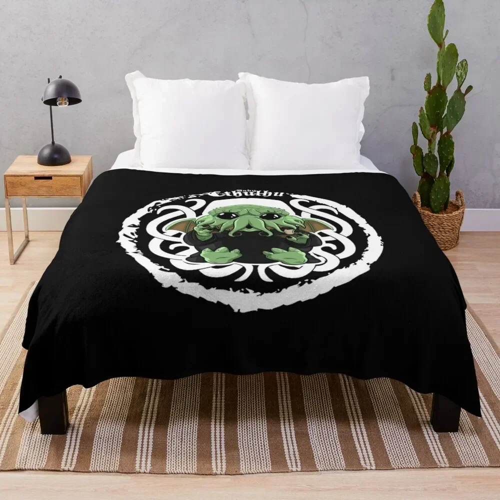 

Baby Cthulhu Throw Blanket for babies Warm for winter valentine gift ideas Blankets