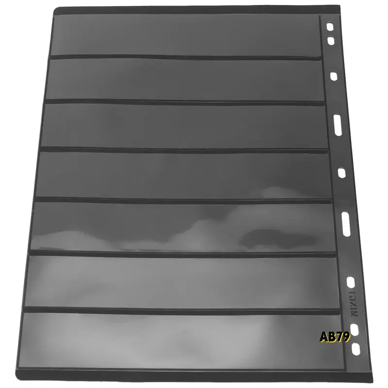 30 قطعة من حاملي ختم صفحة ختم شبكة الطوابع من ألبوم الطوابع PVC الداخلي ذو الأوراق السائبة