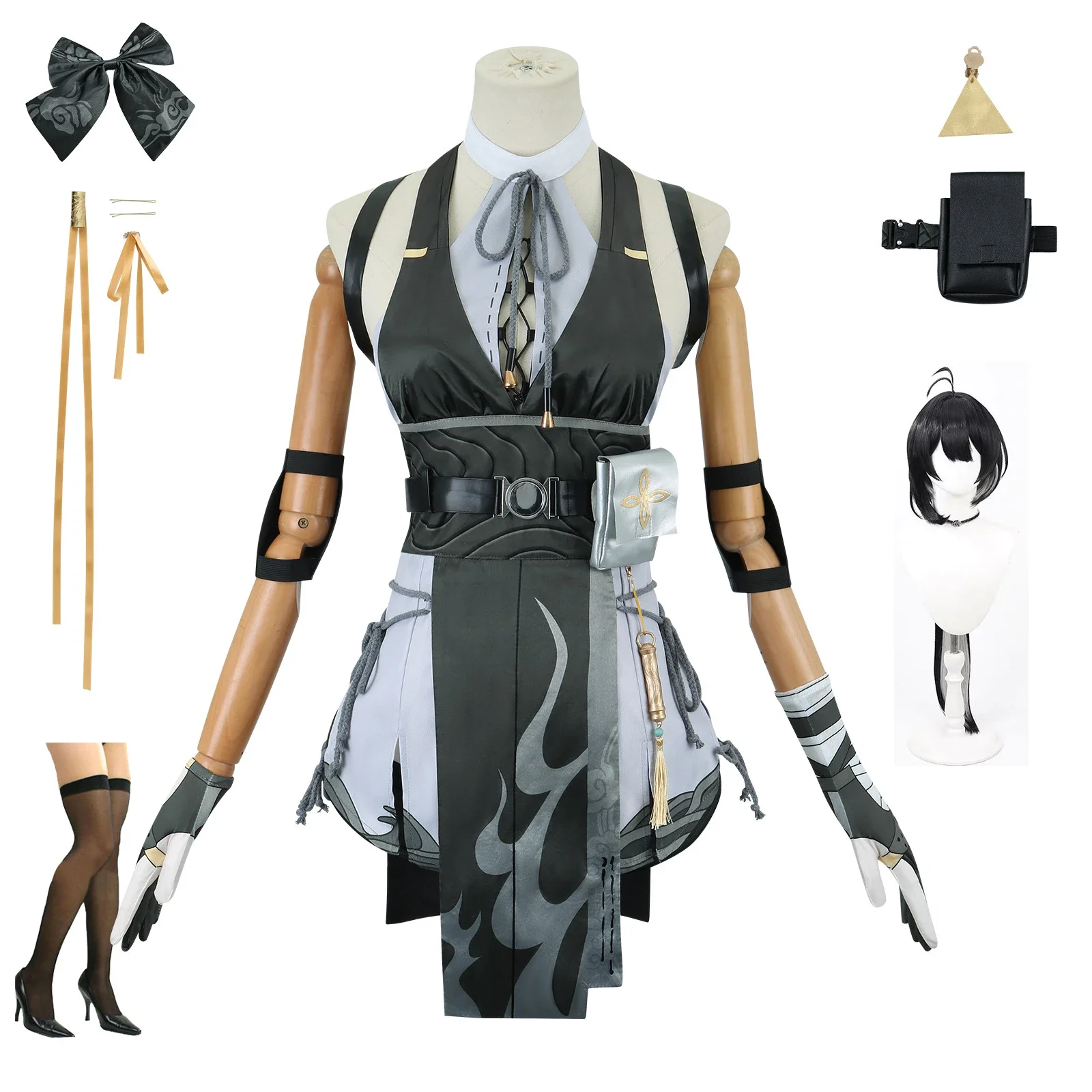 

Game Waves Rover Cosplay Costumes Adult Women Halloween Party Dress Shorts Headgear Girl Uniforms Carnival Outfits