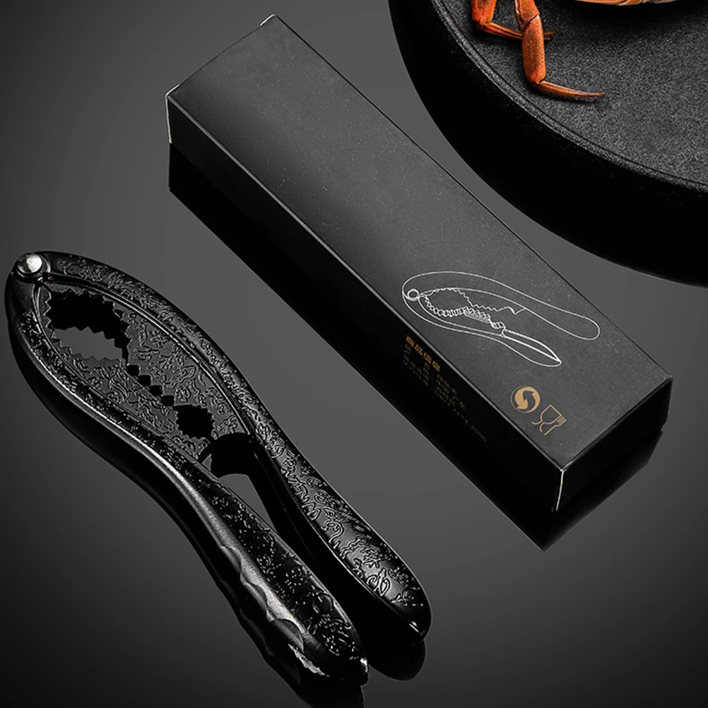 

Crab Clamp Black Walnut Clip For Hard Shell Foods Nuts Pecans Clams Seafood Multipurpose Nutcracker Tool Kitchen Bar Accessories