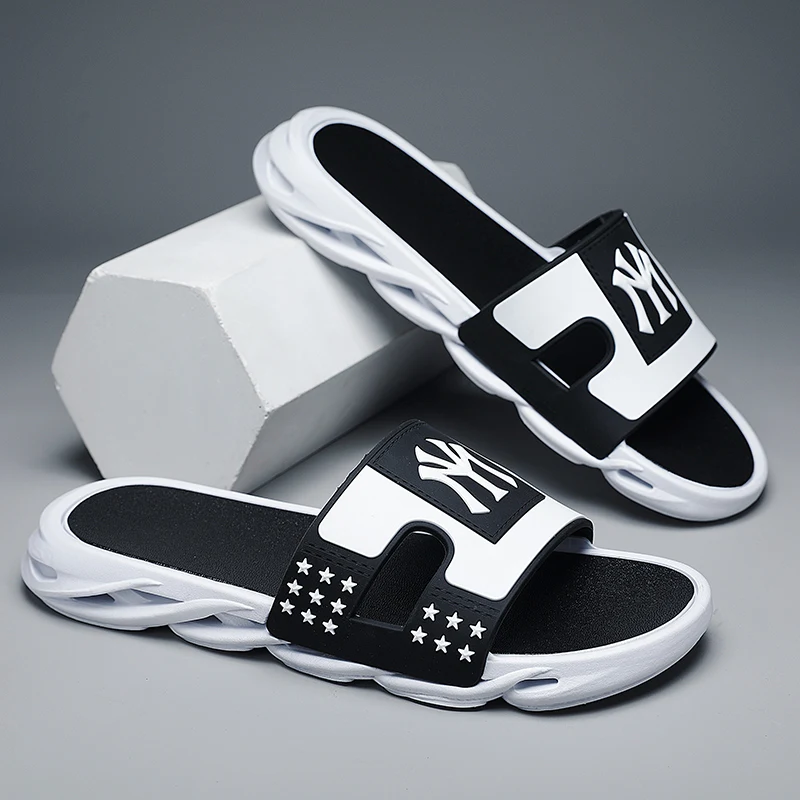 여름 샌들 슬리퍼 남성용 비치 아웃도어 논슬립 패션 플립플롭 브랜드 스포츠 스트리트웨어 캐주얼 신발 시아바테 우오모 트렌드