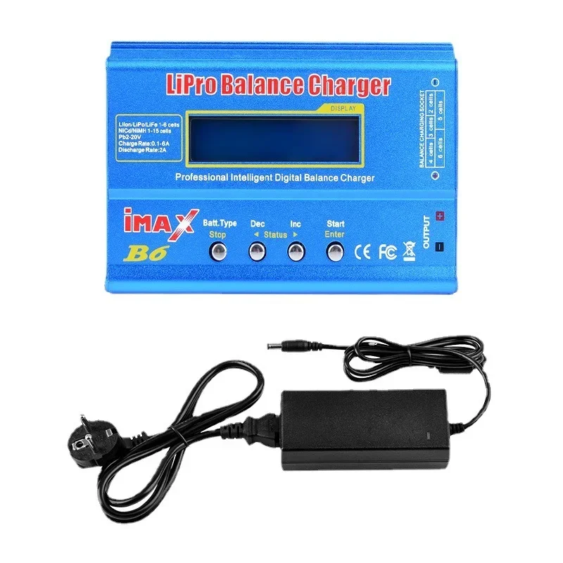 Imax B6 cargador inteligente equilibrado 80w 12v5a adaptador de corriente Rc Fpv vehículo modelo de avión batería de litio