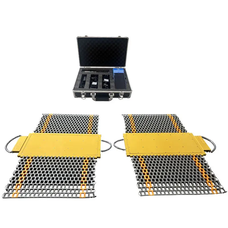 Portable 2-Pad Wireless Axle Scale 20T Truck Weight Scale LED Display