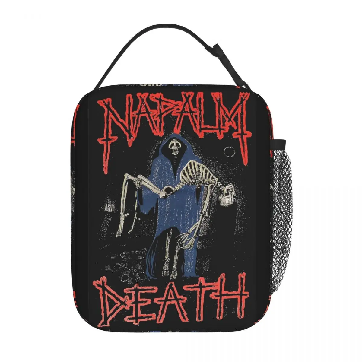 

Napalm Death Music Rock Band Merch Insulated Lunch Bag For School Office Food Storage Bag Reusable Thermal Cooler Lunch Boxes