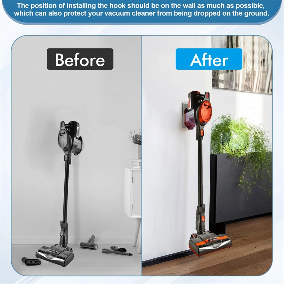 Accessori per montaggio a parete sottovuoto per Shark HV300 HV302 HV320 HV322 vuoto 416 ffjv300 gancio per montaggio a parete sostituire