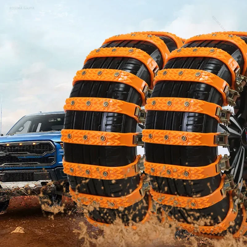 Safe Driving Tire Chain Thickened Ice-Breaking Snow Chain Universal Winter Car Tires Snow Chains Car Wheel Tyre Anti-skid Chains