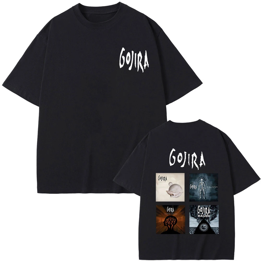 L'Enfant Sauvage T Shirts Summer Man Magma Tees France Metal Band Gojira From Mars To Sirius Tshirt The Way of All Flesh T-shirt