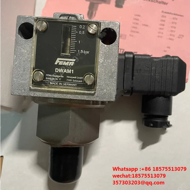 

For German FEMA DWAM1 Pressure Switch 0.2-1.5bar Pressure Sensor New Original Positive Spot