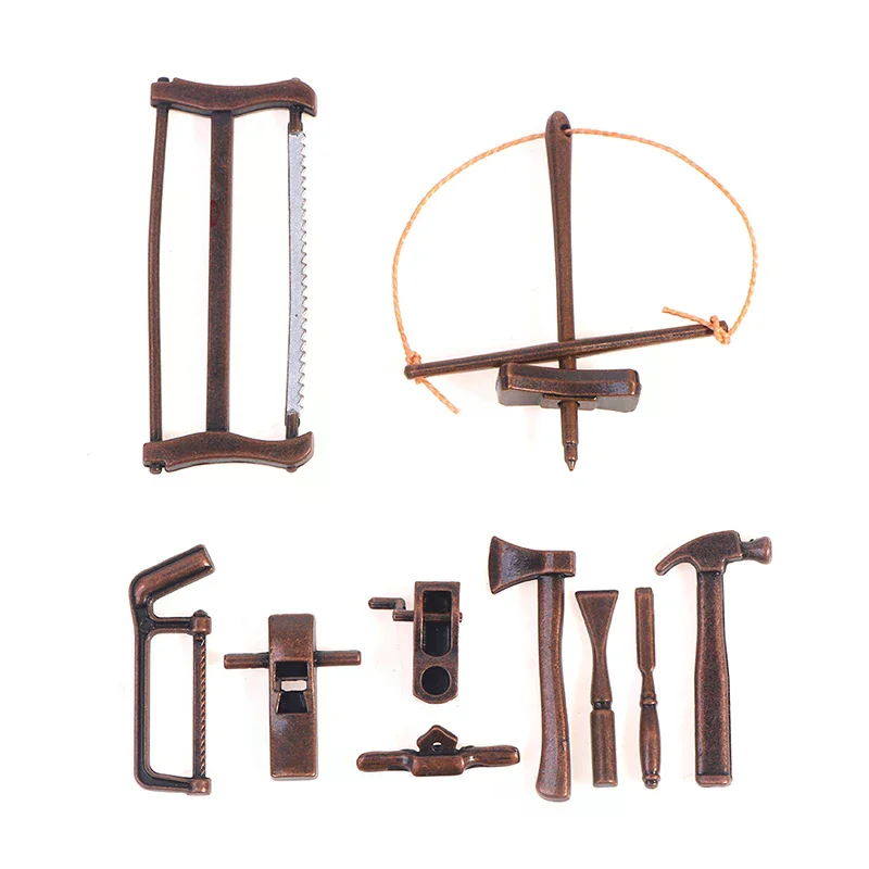 For Decoration 1/12 Dollhouse Accessorie Mini Repair Tools Simulation Model Toys