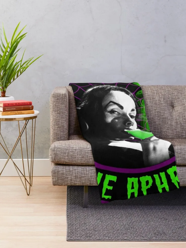 COUNTESS VAMPIRA - ABSINTHE APHRODISIACS Throw Blanket Soft Decorative Throw Beautifuls Blankets