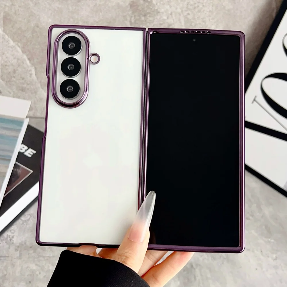 Transparente, weiche Silikonhülle für Samsung Galaxy Z Fold 8 7 6 5 5G, ultradünne, stoßfeste Schutzhülle für Z Fold7 – Detail 7