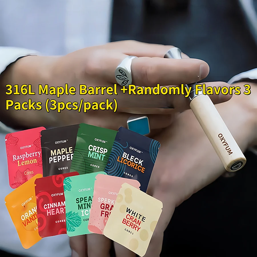 OXYFUM Quit Smoking Stop Smoking Inhaler Mouthpiece Aromatherapy Aromaterapi Artifact Device+3 Packs of Random Flavors image 6