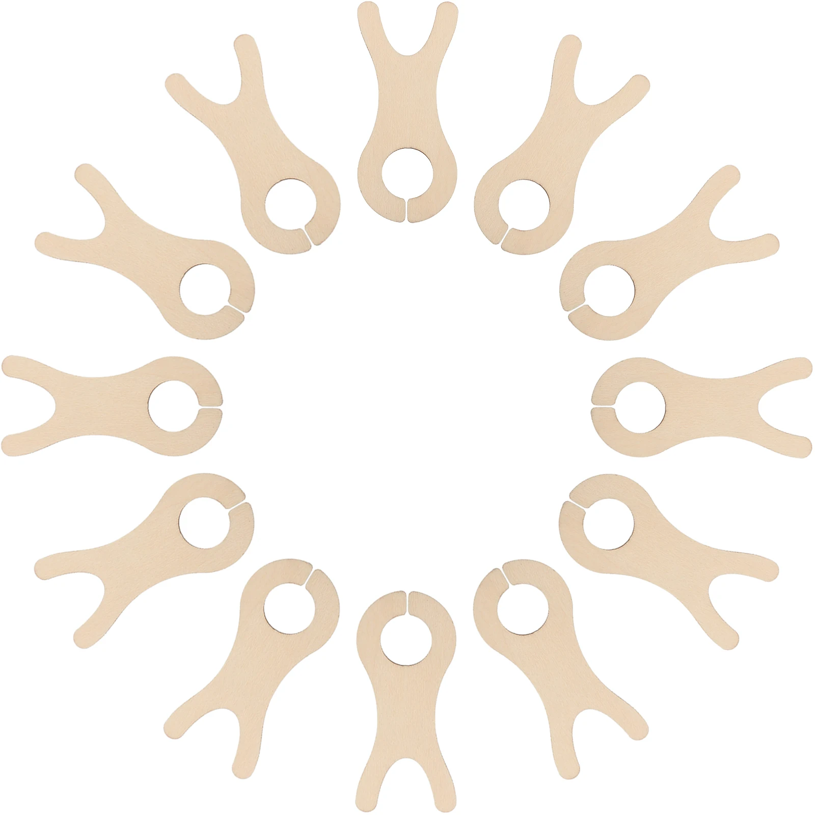 

50pcs Wooden Yarn Bobbin 10.5X4.5Cm Fish Shaped Spool Winder Portable Thread Organizer For Sewing Weaving Crafting Knitting