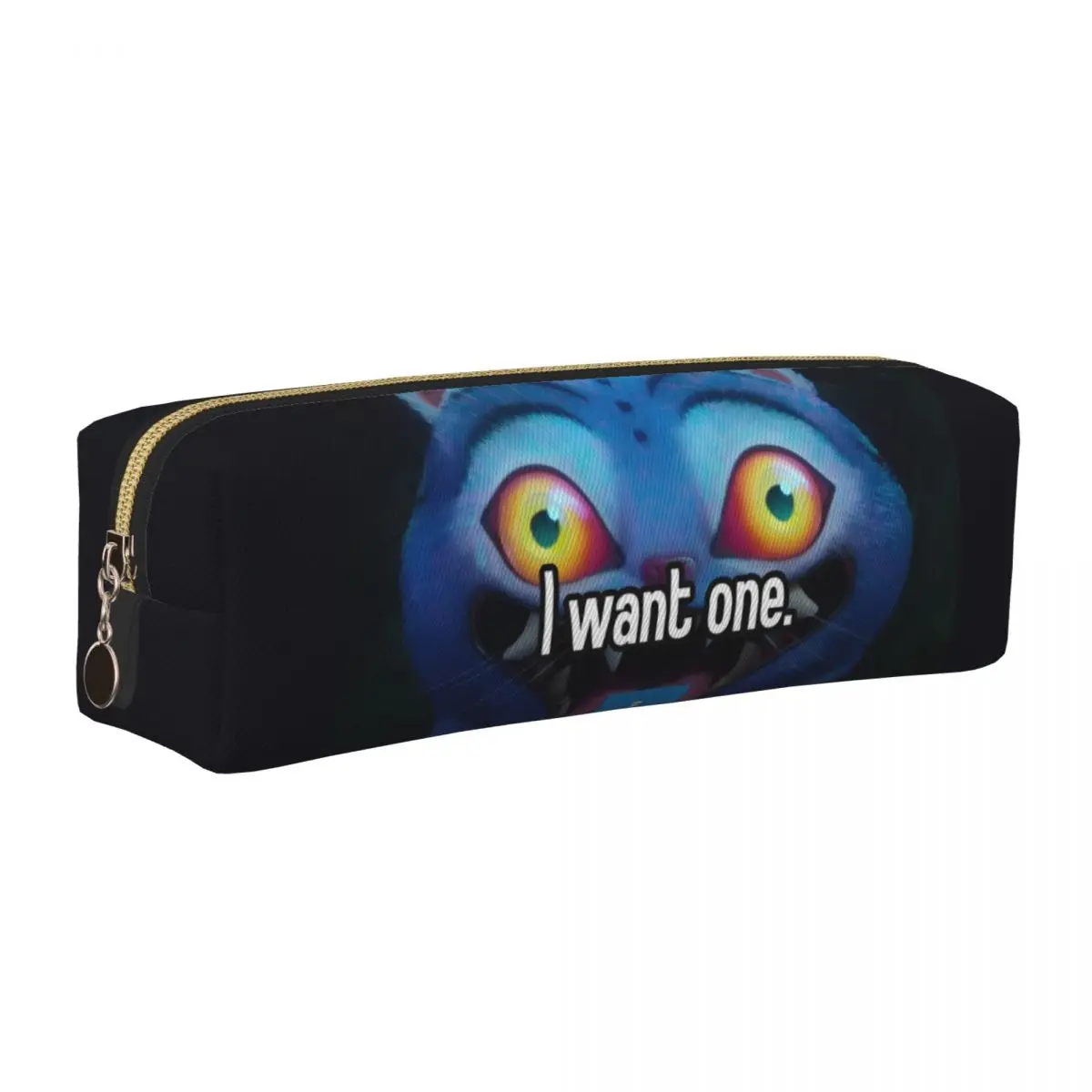 

Fashion KPop Demon Hunters Huntrix Blue Tiger Derpy Pencil Case Pencil Pouch Pen Holder for Student Large Storage Bag