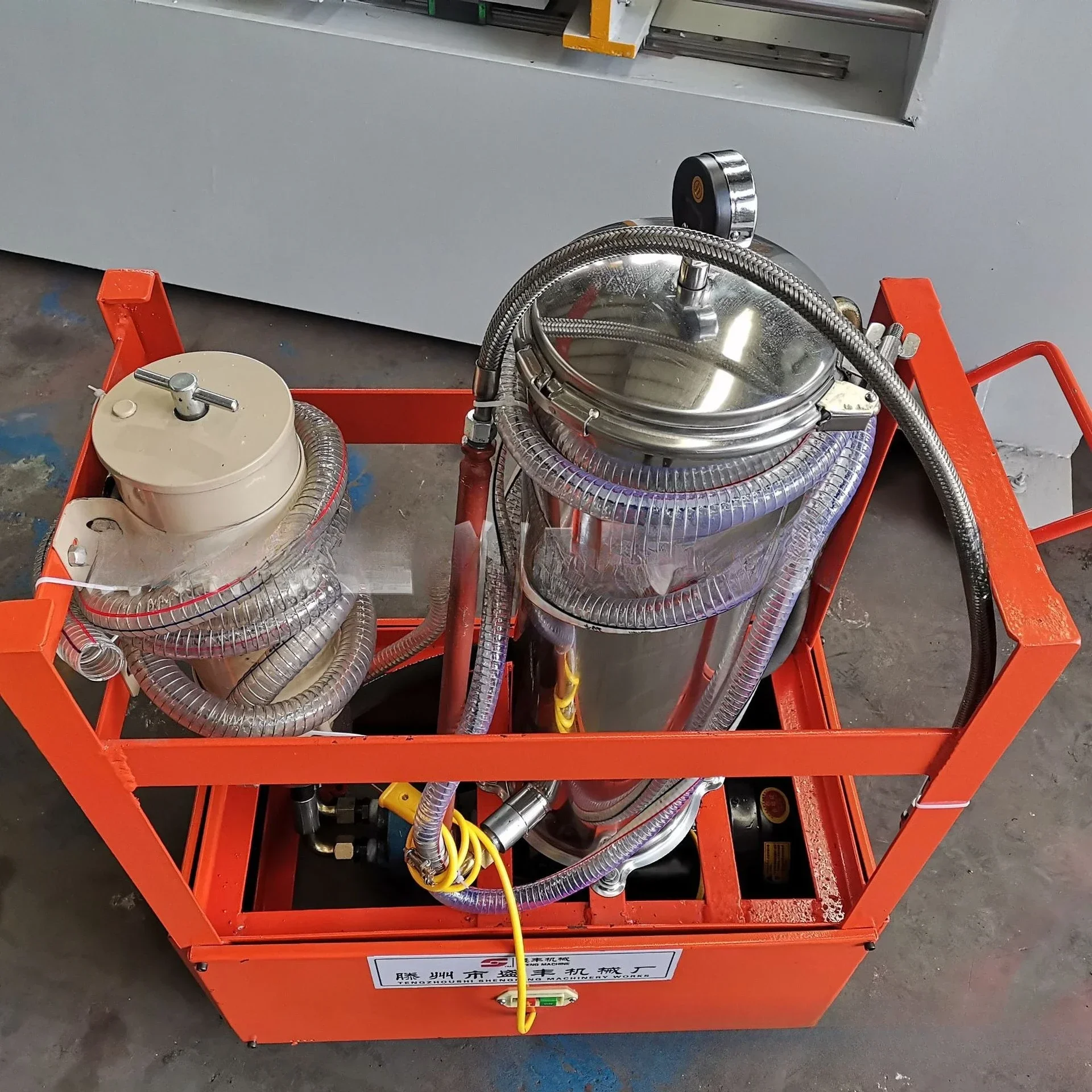 Multi-functional Diesel Tank Cleaning, Cart Diesel Tank Cleaning Machine To Filter Fuel Tank Impurities