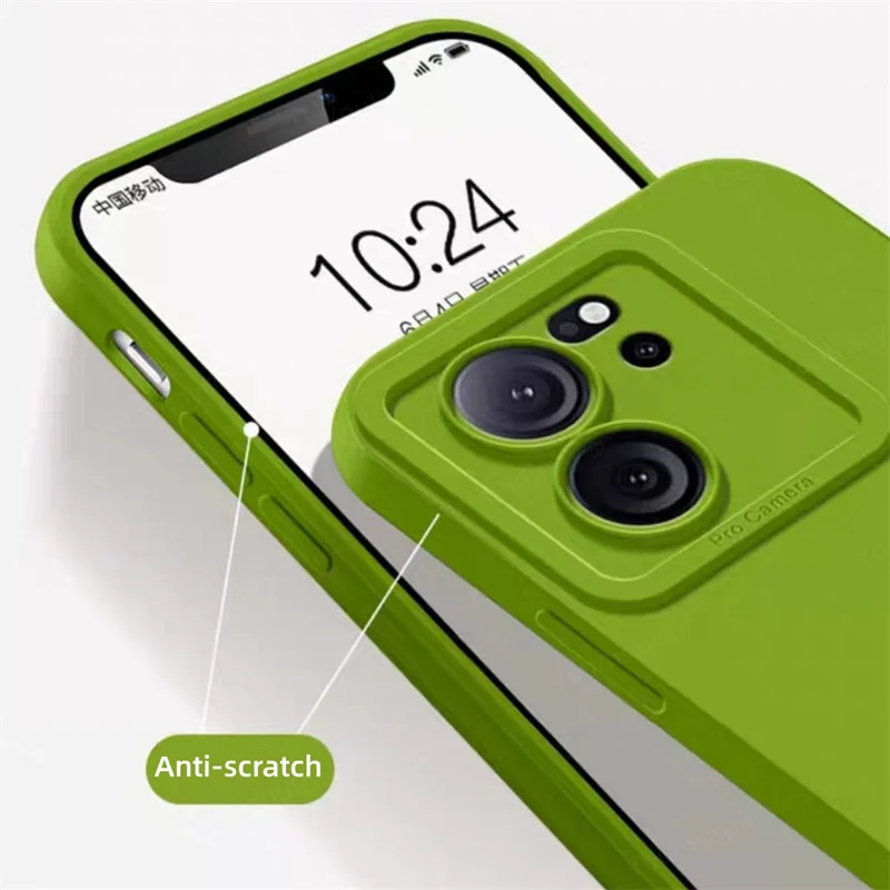 New Color Case For Xiaomi 13T Pro Funda Xiaomi 13T Coque Camera Protector Original Liquid Silicone Soft Cover Xiaomi 13T Pro